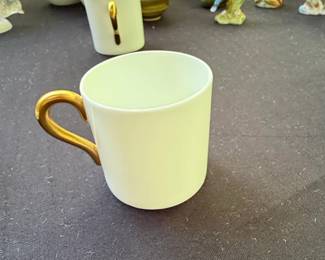 Coalport Bone China Demitasse Cup with Gold Handle