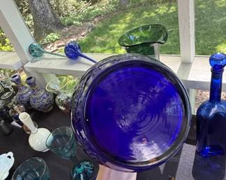 Cobalt Blue Art Glass Vase second image