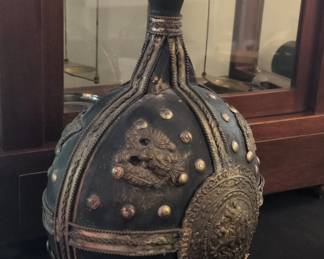 Antique Ottoman Islamic Flask or Canteen with St. George Motif fifth image