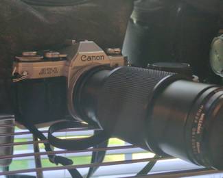 Canon AT mm SLR Camera with Vivitar mm Lens second image
