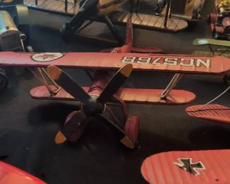 Texaco Wings of Texaco Stearman Biplane Diecast Bank third image