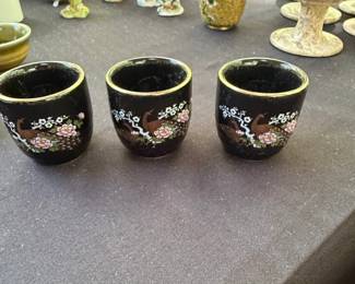 Japanese Kutani Ware Sake Cups