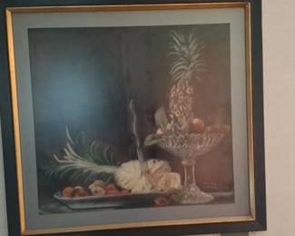 Still Life with Pineapple and Crystal Compote