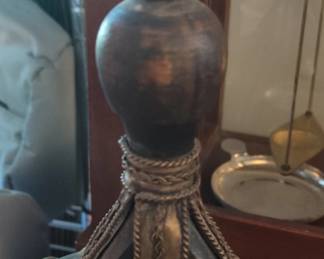 Antique Ottoman Islamic Flask or Canteen with St. George Motif fourth image