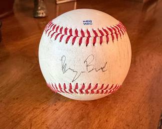 Autographed Baseball Likely Ryne Sandberg