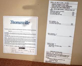 Thomasville Upholstered Sofa second image