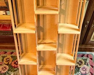 Unfinished Pine Display Shelf