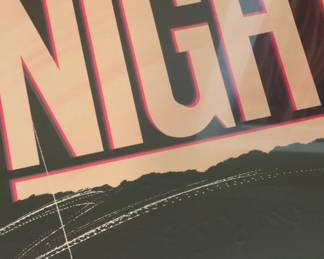 Night Night Album Cover Poster Print