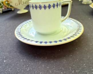 Thomas Bavaria Bavaria Porcelain Demitasse Cup and Saucer Set