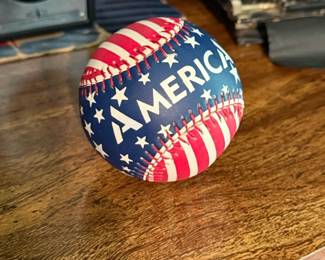 American Flag Themed Baseball