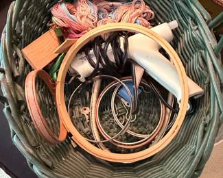 Embroidery and Crafting Supplies Lot