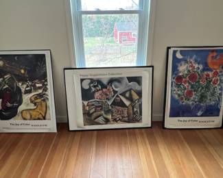 Collection of Museum Exhibition posters - Chagall