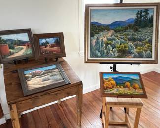 Southwest painters, AZ, NM, UT scenes
