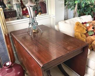 Burch KEEP  Duncan Phyfe table, etc.