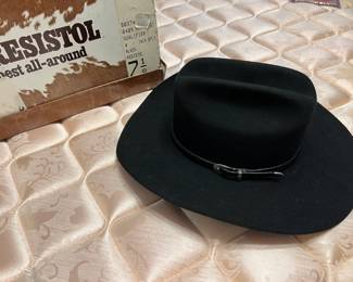 Vintage Resistol western hat