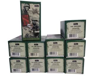 Lot of 10 W. Britain WWII Leaders / Historic Military Figures in Boxes