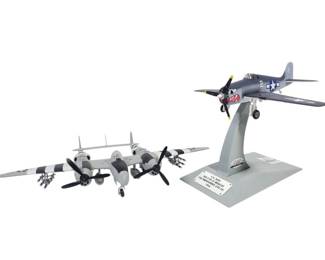WWII Die-cast Plane Duo