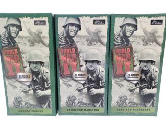 Lot of 3 W. Britain WWII Leaders Figurines