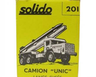 RARE Solido #201 "UNIC" Lance-Fusée Military Truck