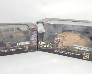 Forces Of Valor WWII Die-Cast Germam Wagon & Tank