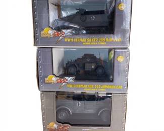 Three Ultimate Soldier 21st Century Toys German Tanks