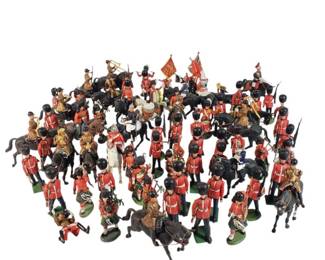 Lot of Britains Horses and Soldiers Mini Figures