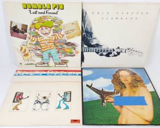 Four Classic Vntg Rock, Blues, & Psychedelic Rock Vinyl LP's