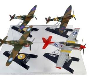Matchbox WWII Die-Cast Model Planes