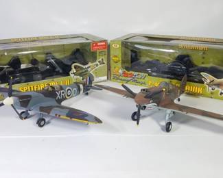 21st Century The Ultimate Soldier US & UK WWII Fighter Plane Duo