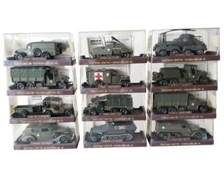 Lot of 12 Overlord 89 Edition Limitée Military Vehicle Model
