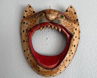 Open mouth cat mask $24