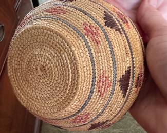 #105 - $60 - Native American Mission basket 6x3