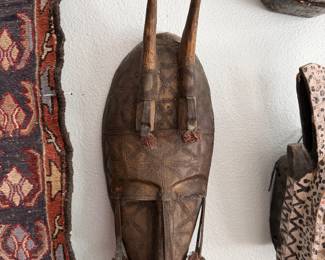 #15 - $150 - Marka tribe, Mali - African tribal mask antelope ears 16x6 - 