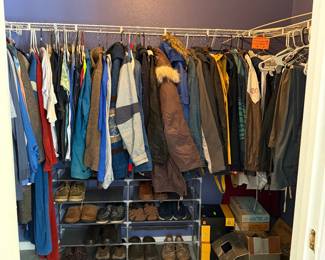 lots of men's clothing
