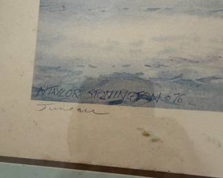 #77 - $100 - N. Taylor Stonington print of Juneau 1976's