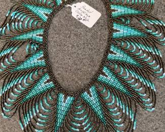 #125 - $28 - Beaded necklace collar style