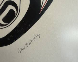 #23 - $250 - Native American Metlakatla signed David Boxley - 142/190 - 25x25