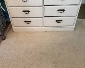 #117 - $100 - White dresser with 6 drawers