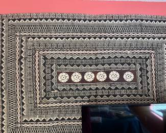 #63 - $120 - African tribal textile 48x6'L - vintage 