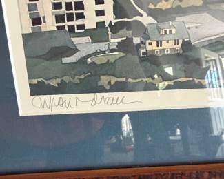 #25 - $200 - Byron Birdswall 1983 print of Anchorage 63/950 - 22x22