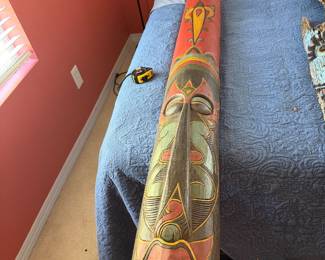 #67 - $80 - Super long vintage mask 81"Lx7"W