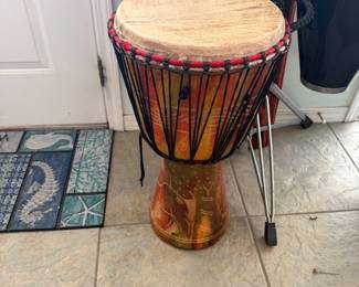 #49 - $ - African drum 13Dx25T