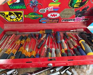 #119 - $120 - Craftsman tool box with tools
