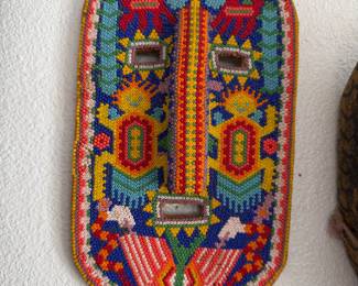 #8 - $60 - South American mask wood 13x6