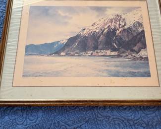 #77 - $100 - N. Taylor Stonington print of Juneau 1976's