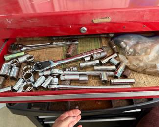 #119 - $120 - Craftsman tool box with tools