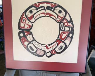 #23 - $250 - Native American Metlakatla signed David Boxley - 142/190 - 25x25