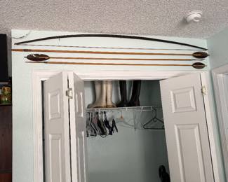 #45 - $ - Bow & Arrow set 6'long    Alaskan