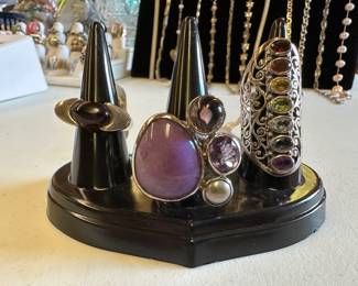 Sterling silver, gold and costume jewelry galore!!