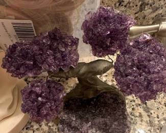 Amethyst Geode Tree Sculpture